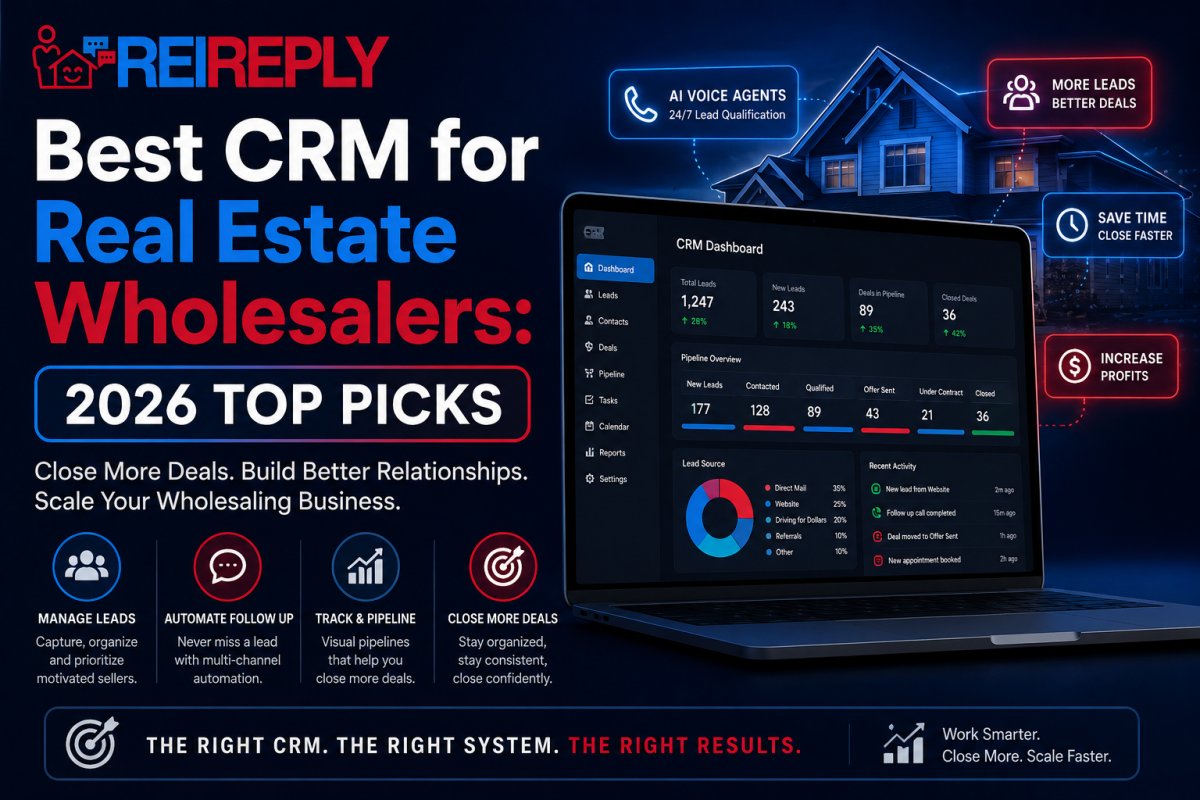 Best CRM for Real Estate Wholesalers: 2026 Top Picks