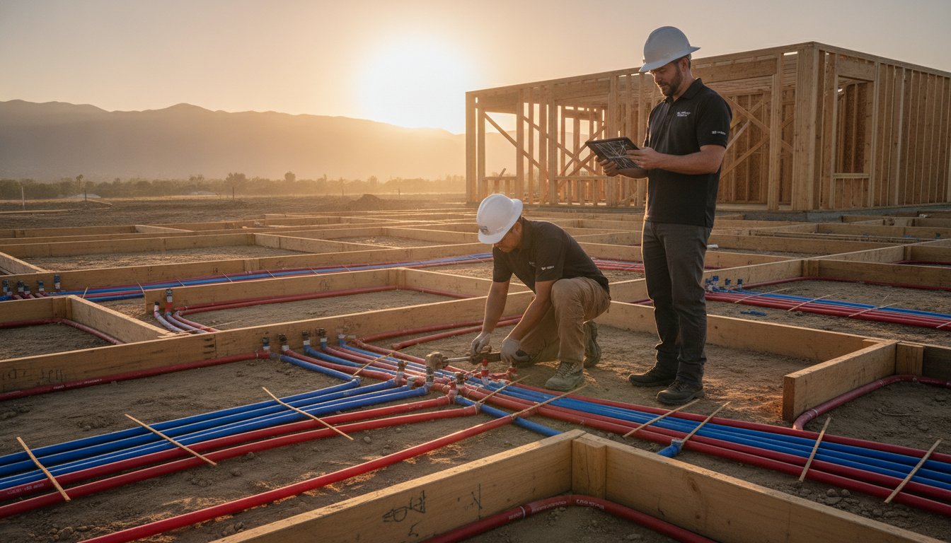 New Construction Plumbing in Yucaipa: A Reference Guide for Builders and Homeowners