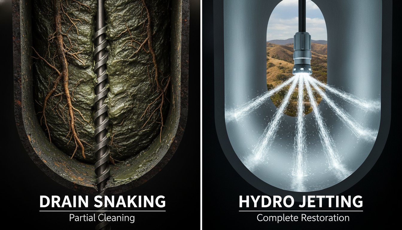 Hydro Jetting vs. Snaking: Which Drain Cleaning Method Is Best for You?