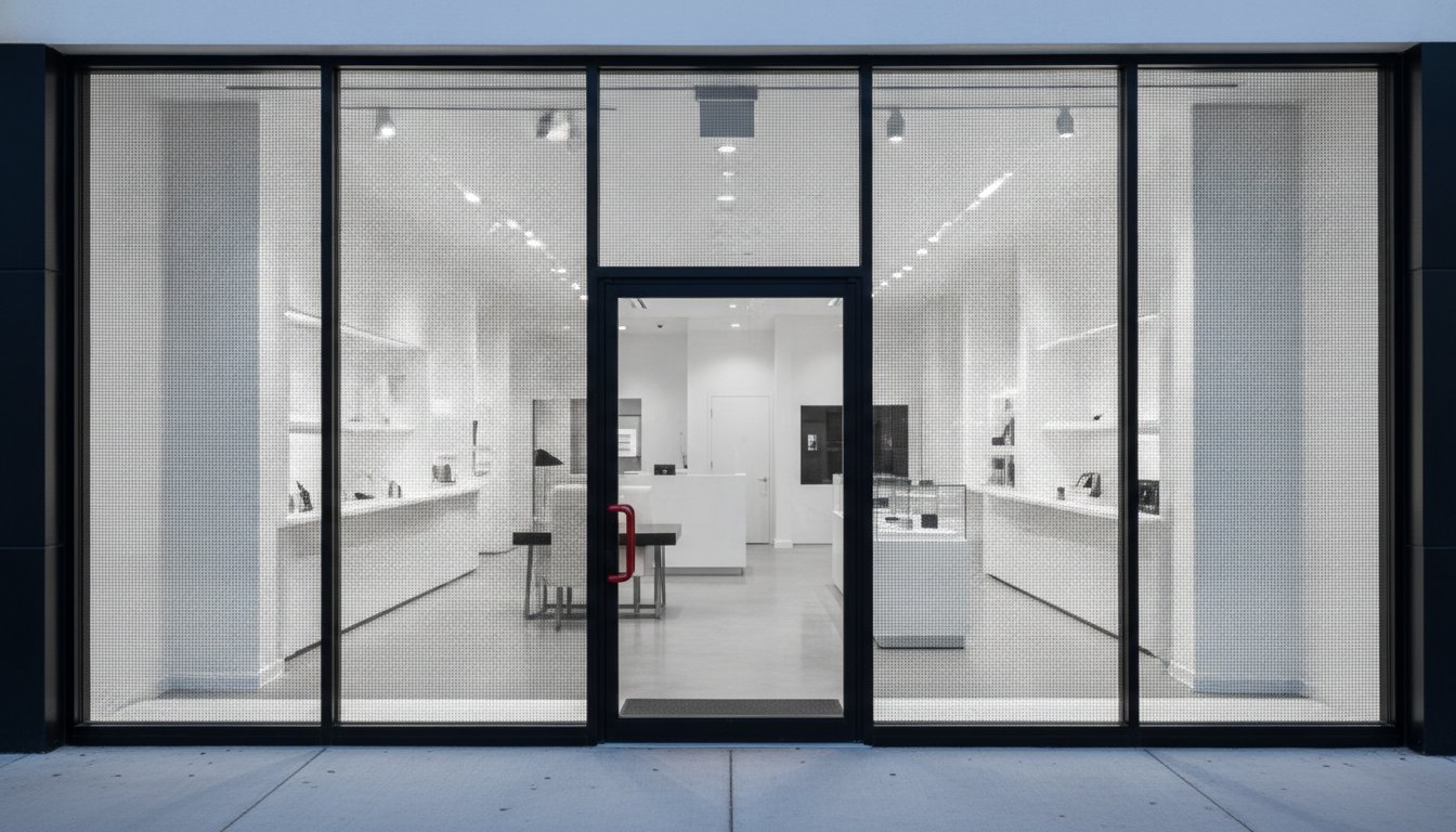 Commercial Security Screens: The 2026 Guide to Invisible Business Protection