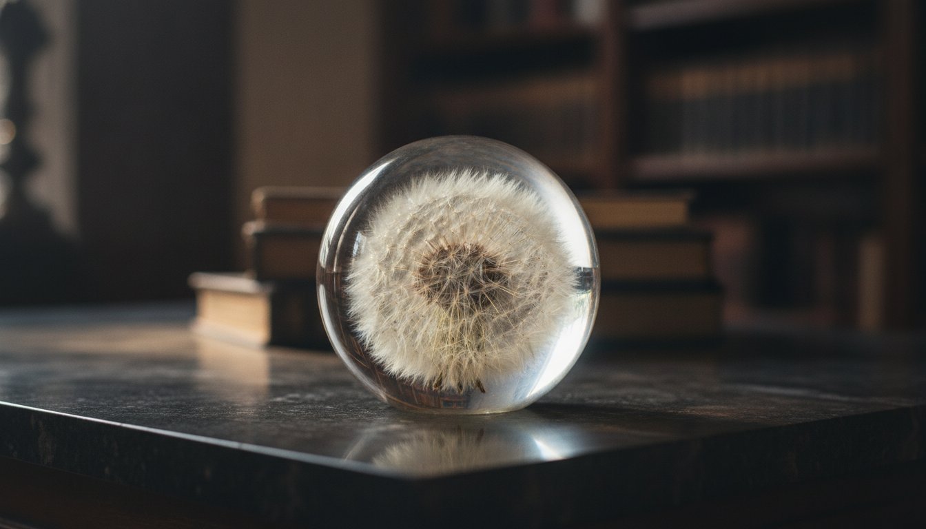 Handcrafted Dandelion Sphere: The Artisan’s Touch