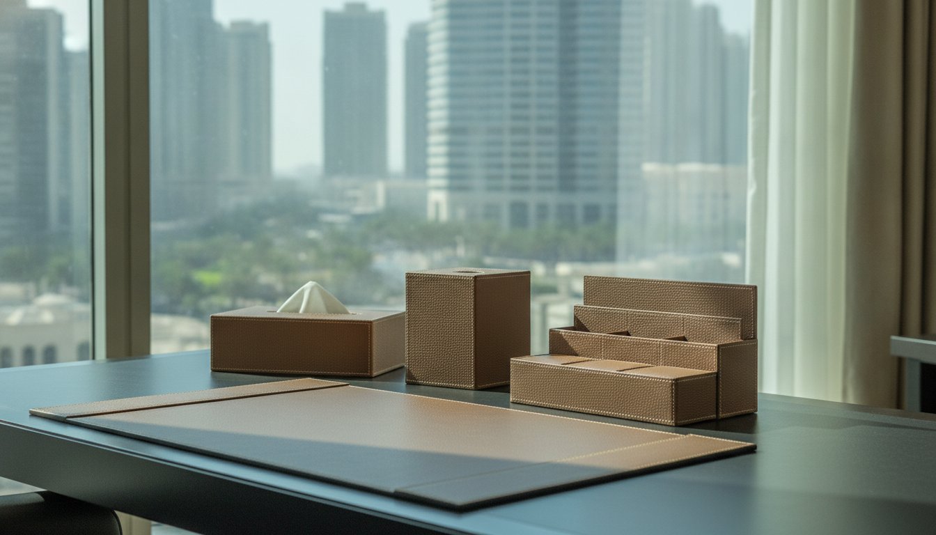 Elevating the Guest Experience: A Guide to Hotel Room Leather Accessories