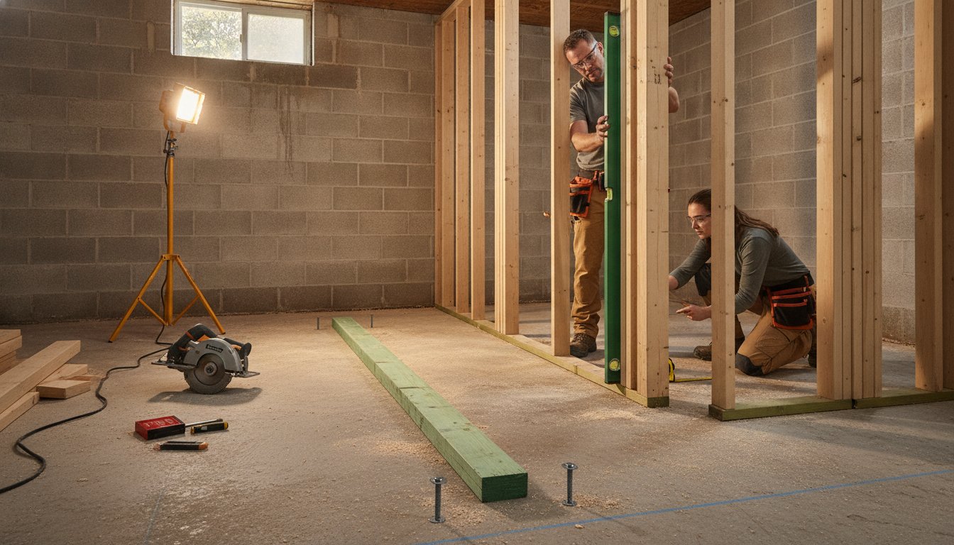 Professional Basement Framing Contractor: Building a Solid Foundation for Your Living Space