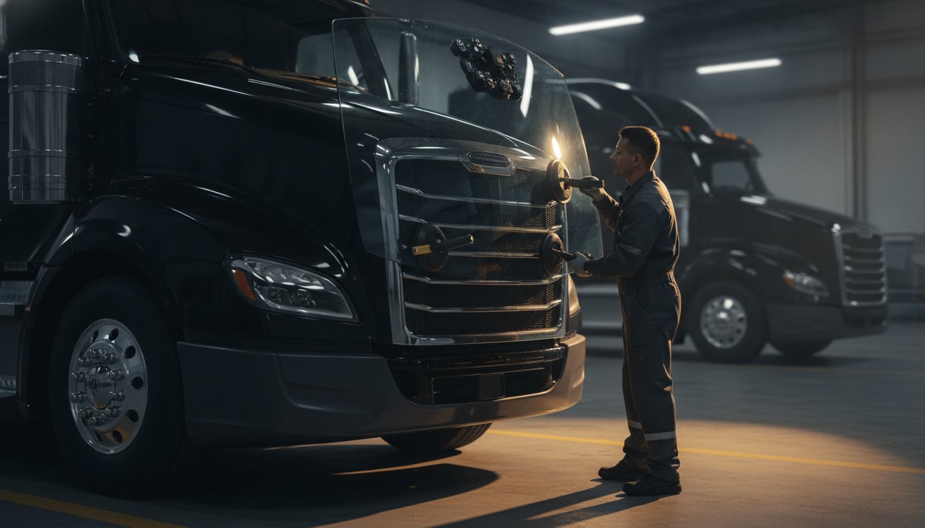 Heavy Duty Truck Windshield Replacement: The 2026 Fleet Safety Guide