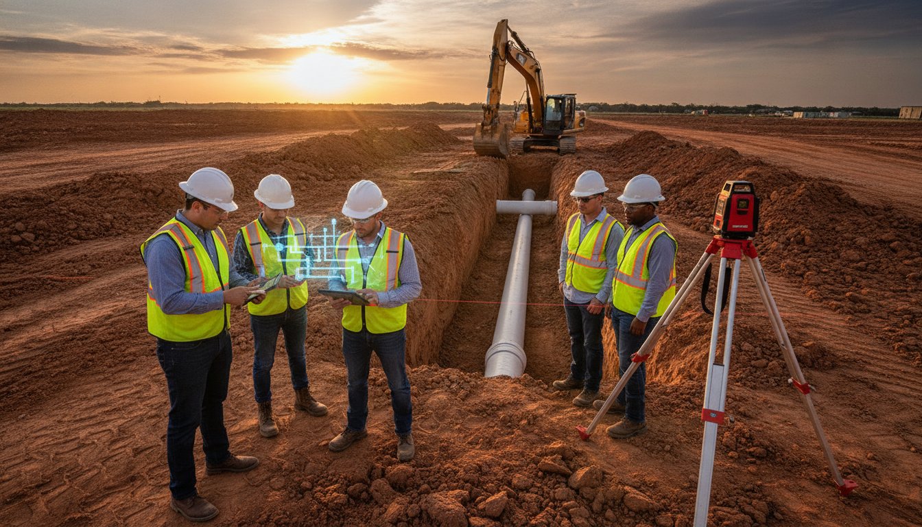 Sanitary Sewer Line Installation Contractor in Texas: Civil Infrastructure Excellence