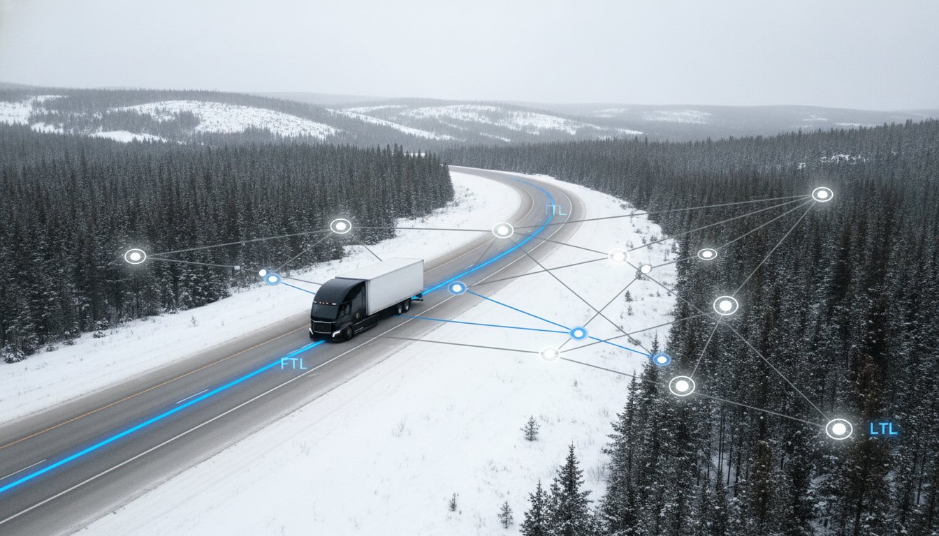 LTL vs. FTL Shipping to USA from Canada: A Strategic Comparison for 2026