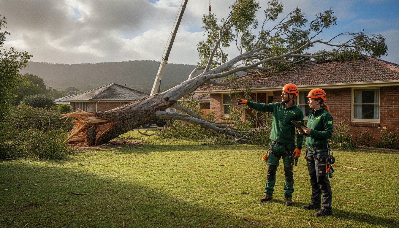 Tree Fallen on Your House? Emergency Steps for Wollongong Homeowners