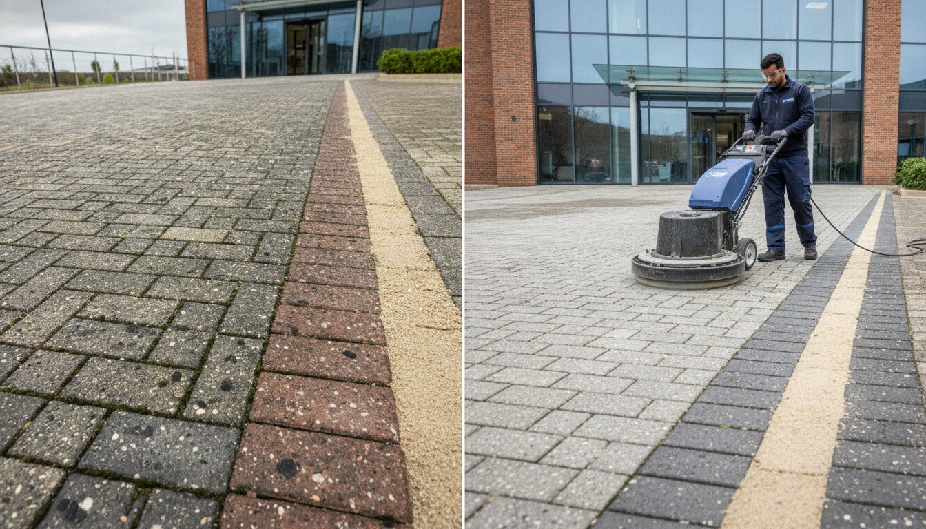 Walkway Cleaning for Commercial Property: The Ultimate Guide to Safety and Curb Appeal