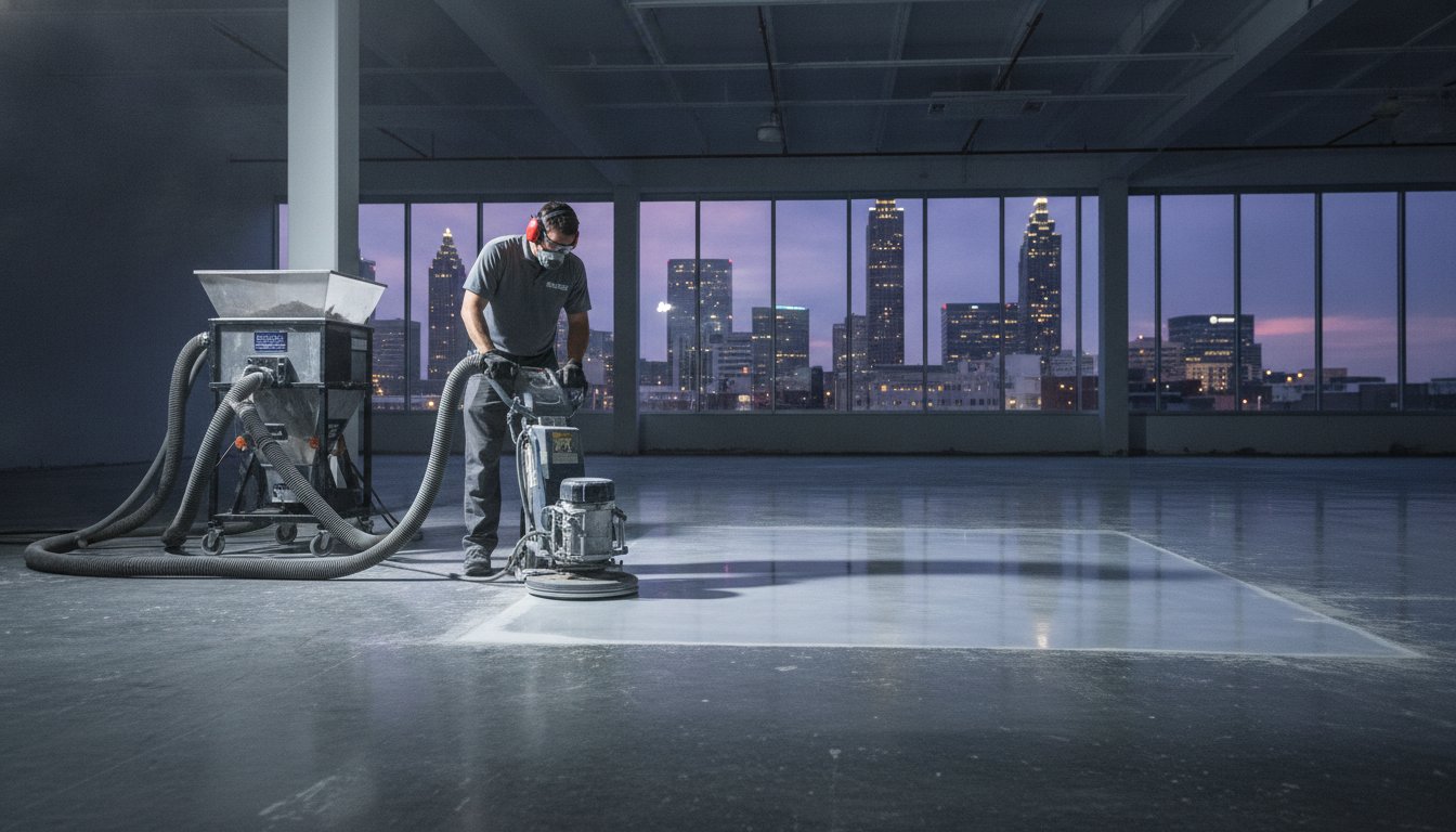 Professional Floor Glue Removal Atlanta: The 2026 Facility Manager’s Guide