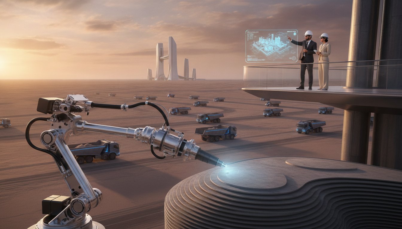 Robotics in Construction Saudi Arabia: The 2026 Innovation Roadmap