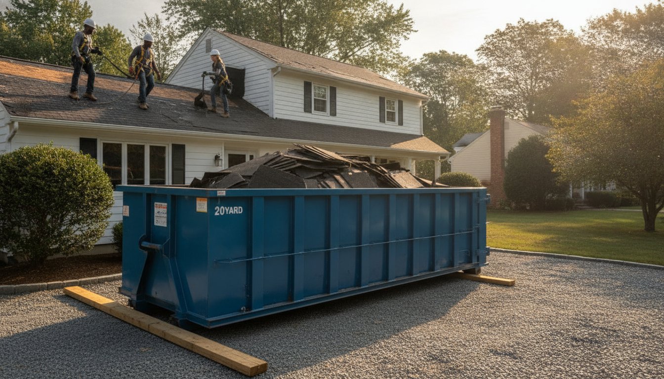 Roofing Shingle Disposal Dumpster: A Guide to Sizing and Costs in 2026
