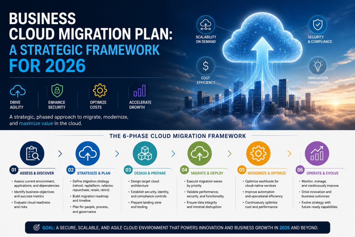 Business Cloud Migration Plan: A Strategic Framework for 2026