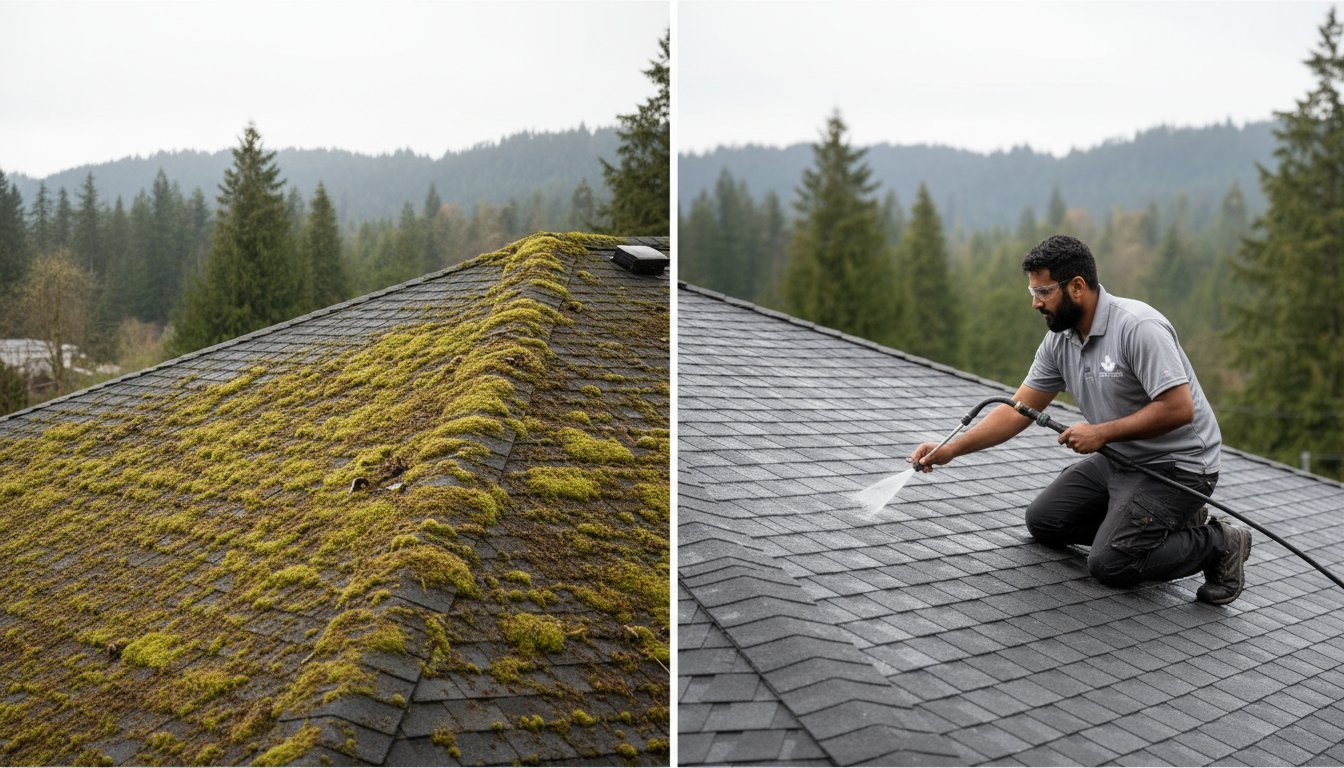 How Much Does Moss Removal Cost in Nanaimo? 2026 Pricing Guide