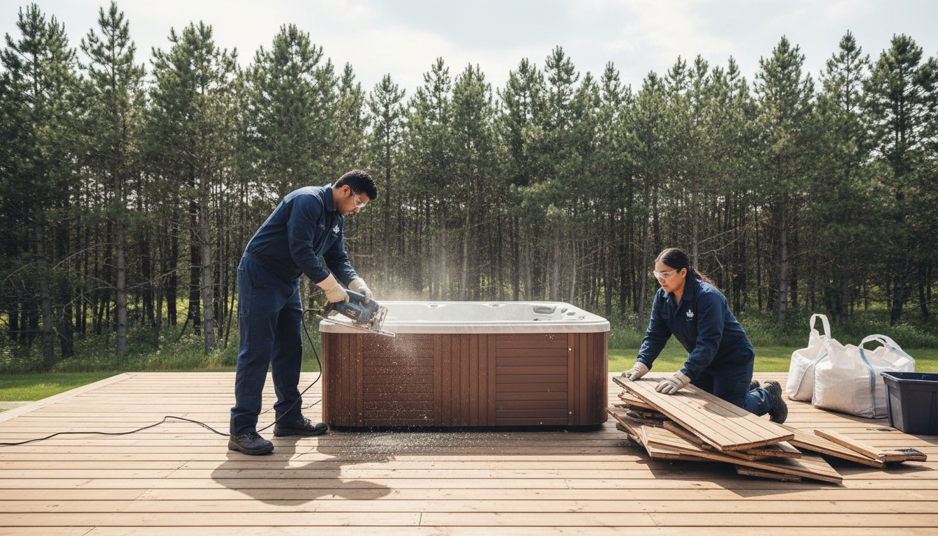 Professional Hot Tub Disposal Service: Safe Removal & Deconstruction in 2026