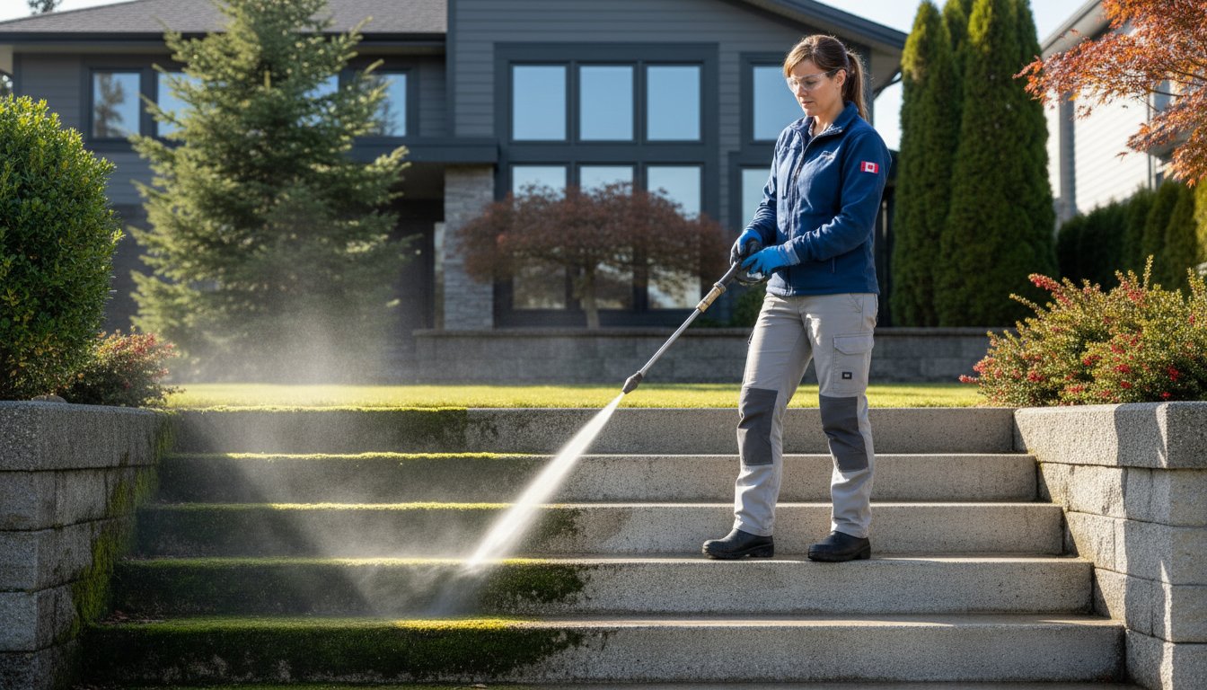 Pressure Washing Concrete Steps: The Ultimate Guide to Safety and Curb Appeal