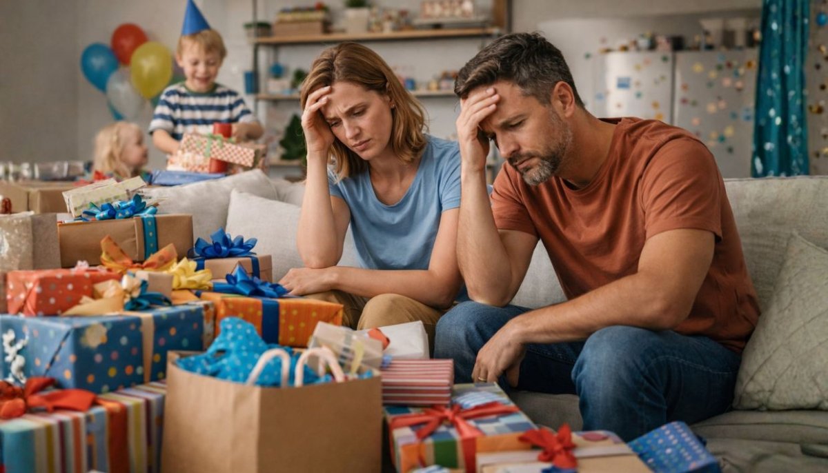 När blir presenter för mycket i familjen?
