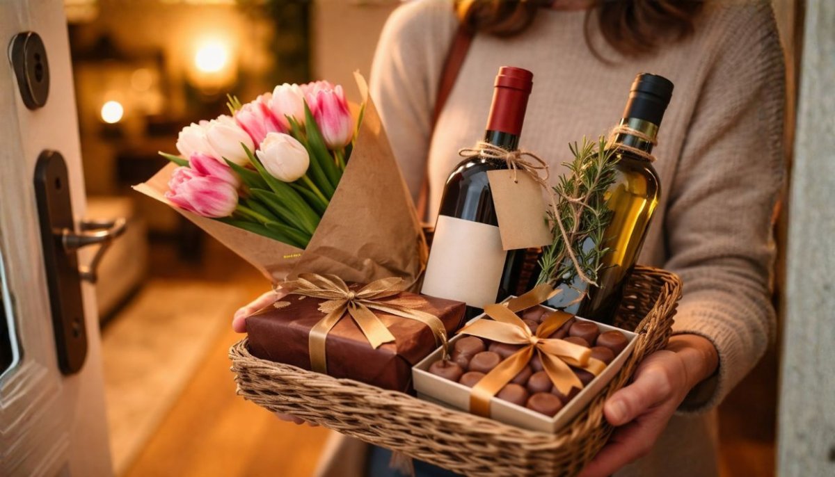 Ska man ta med present till middag? Ska man ta med present till middag?