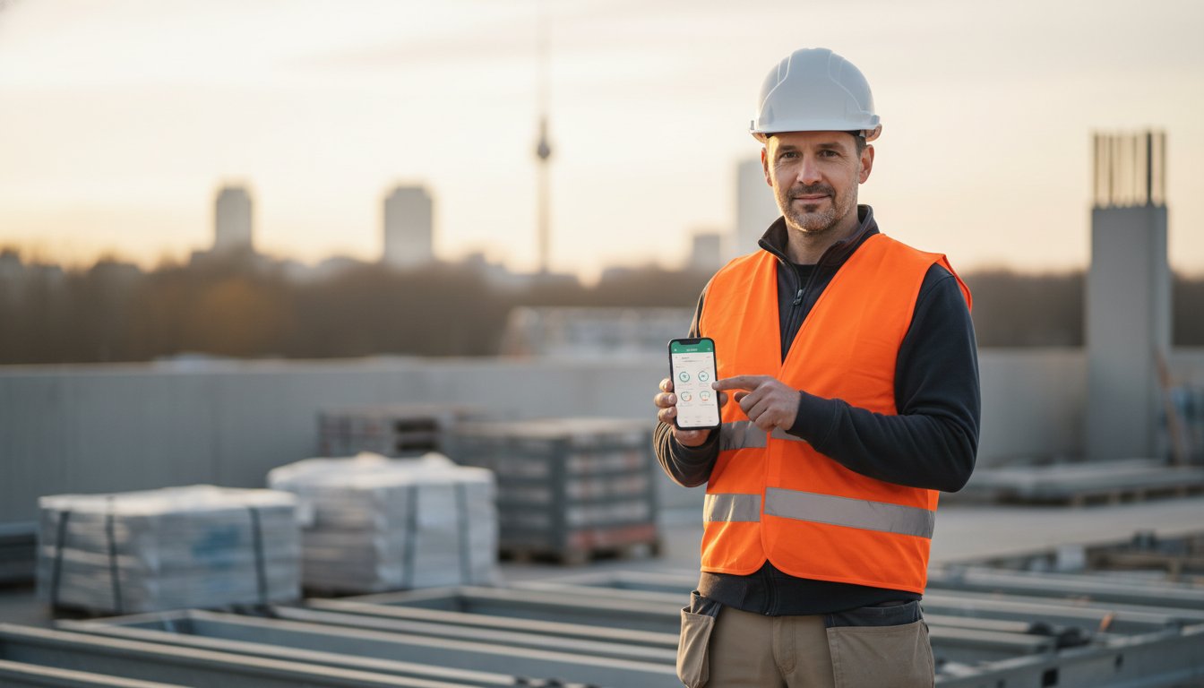 Zeiterfassung Baustelle: Digitale Stundenzettel für dein Handwerk (2026)