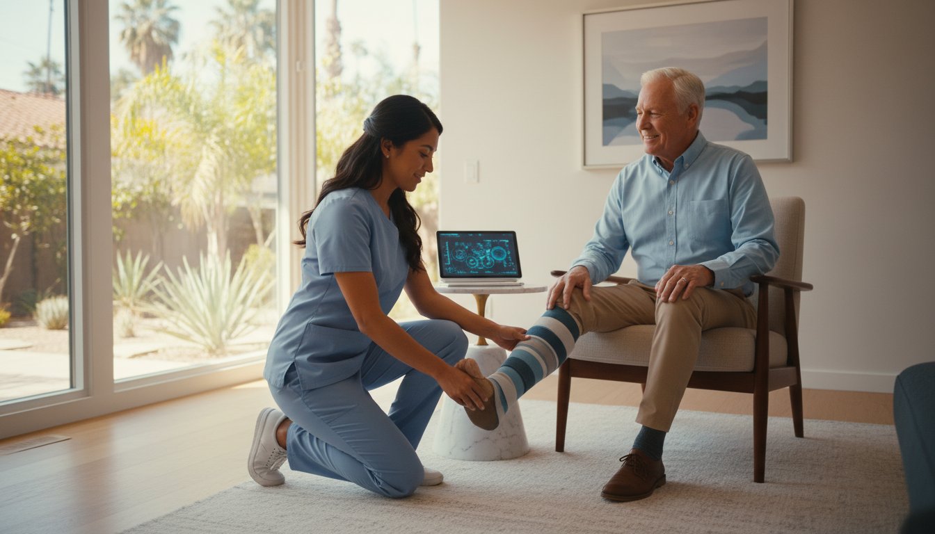 Advanced Compression Therapy for Leg Ulcers in Southern California: The Mobile 360° Approach