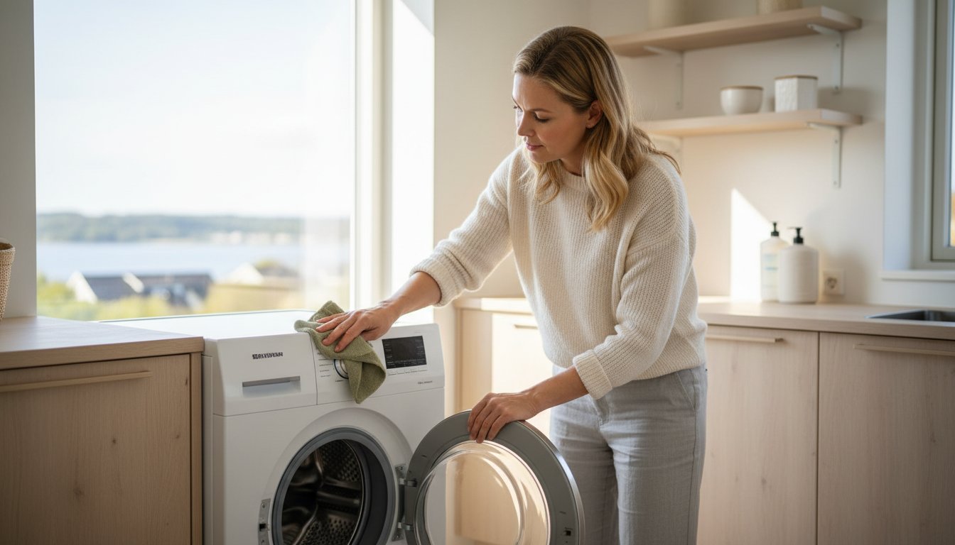 Vaskemaskine lugter surt? Sådan fjerner du lugten og redder maskinen 🧼✨