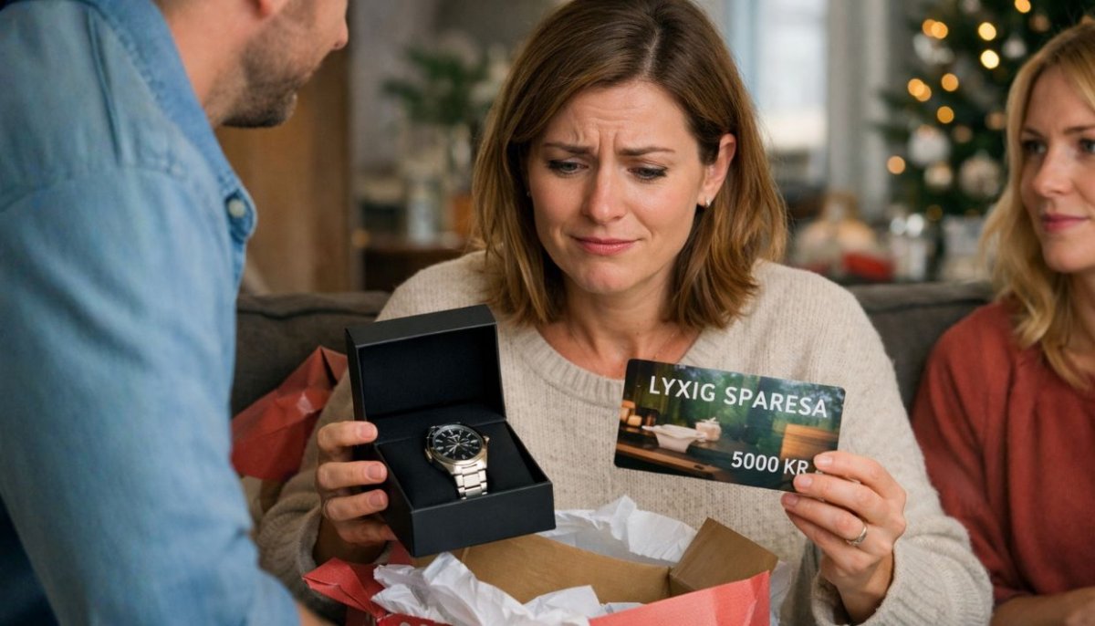 Vad gör man om någon ger en för dyr present?