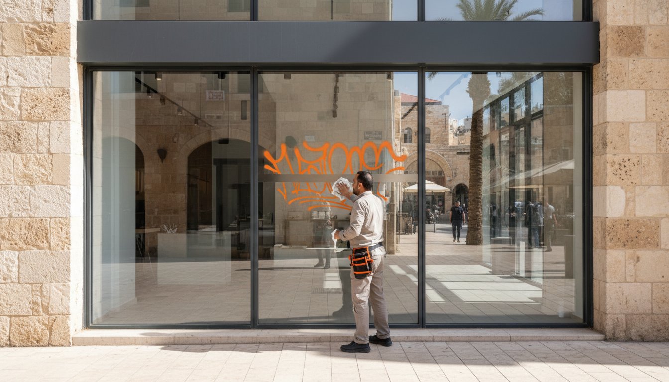 ציפוי נגד גרפיטי: המדריך המלא להגנה על מבנים וזכוכית ב-2026