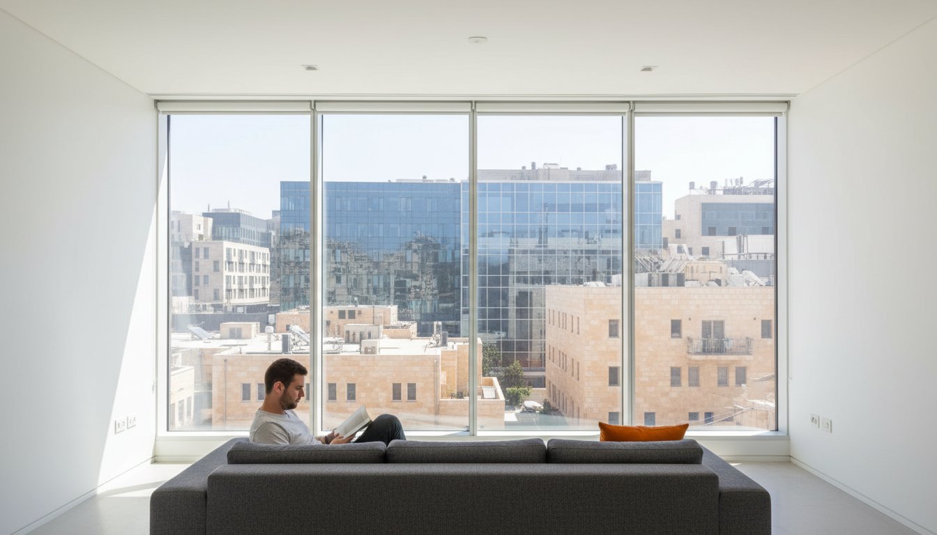 ציפוי חלון לפרטיות: המדריך המלא לבחירת פתרון מושלם ב-2026