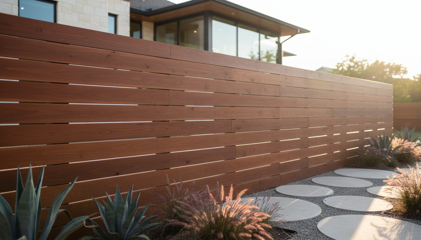 The Austin Guide to Horizontal Fences: Modern Privacy for Central Texas