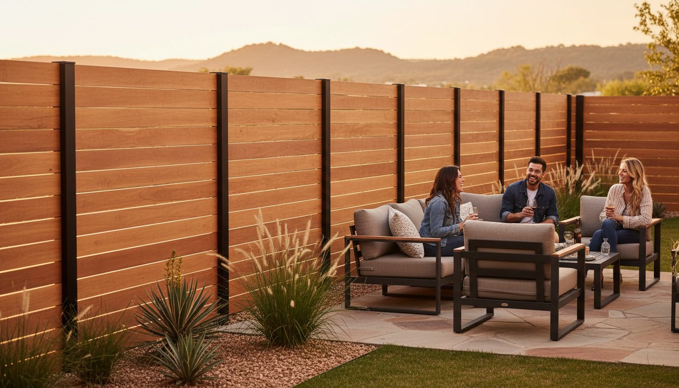11 Modern Horizontal Fence Ideas for Austin Backyards: 2026 Design Guide