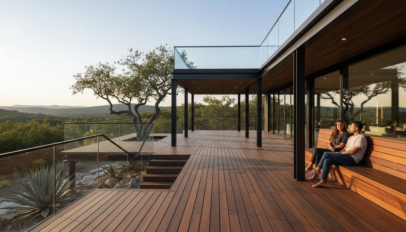 Custom Decking in Austin: Why Architectural Wood Beats Plastic in 2026