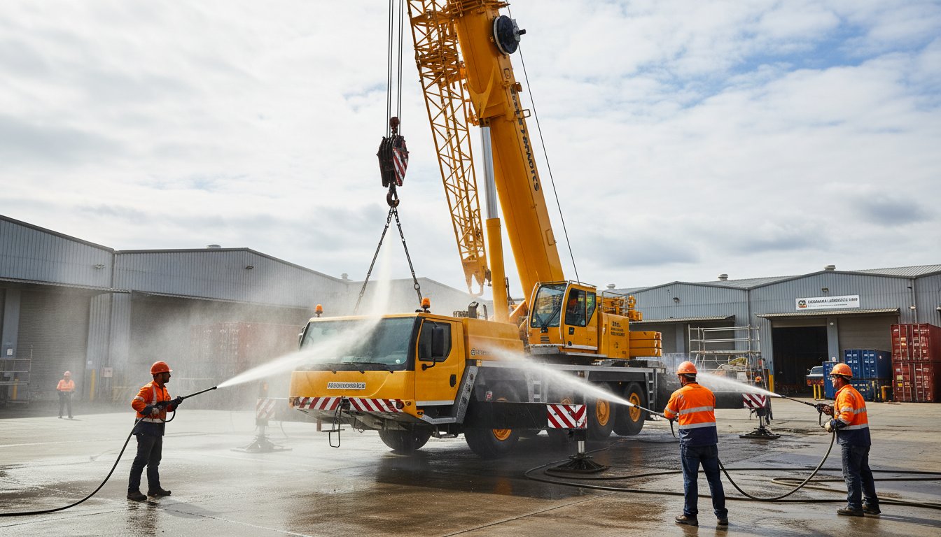 Mobile Crane Cleaning in Truganina: Expert On-Site Detailing for Melbourne Fleets