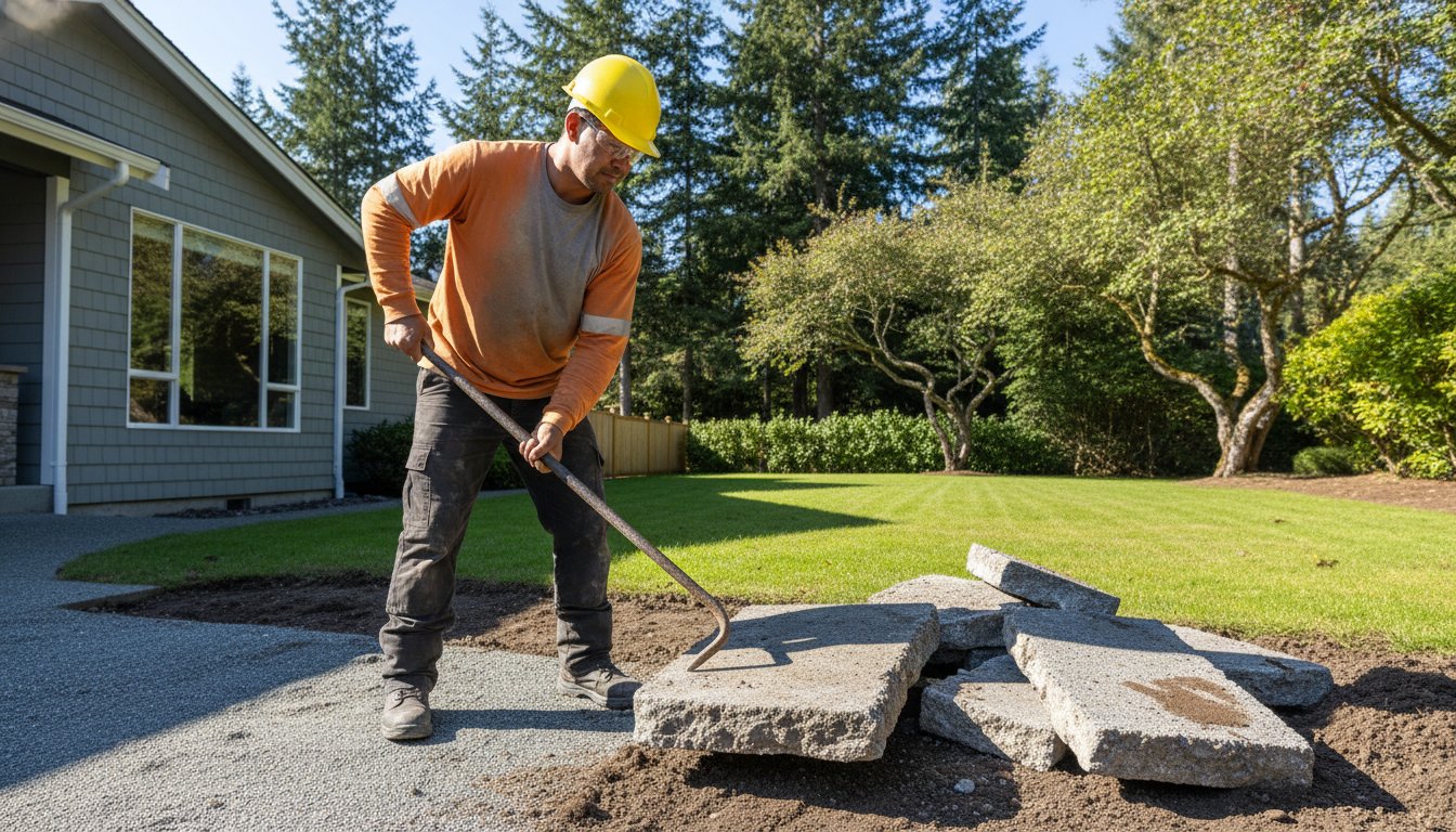Concrete Sidewalk Removal Cost in Nanaimo & Duncan: 2026 Price Guide