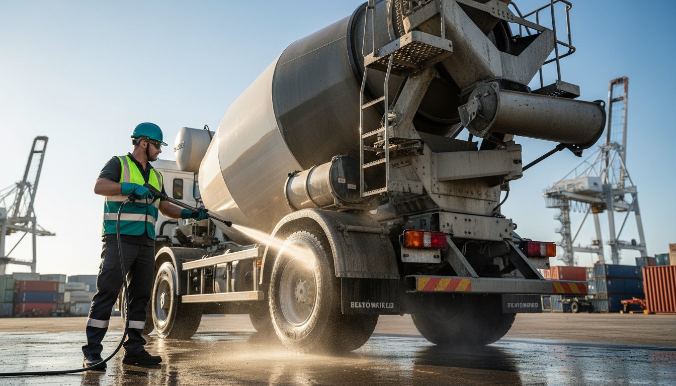 Concrete Agitator Truck Wash Melbourne: Professional On-Site Maintenance for 2026