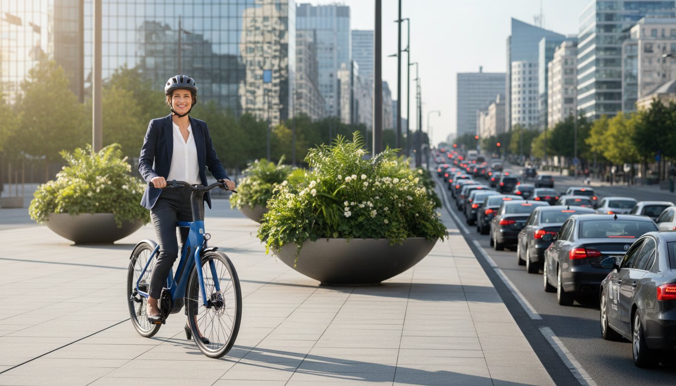 Vélo de fonction vs voiture de fonction : le match du coût en 2026