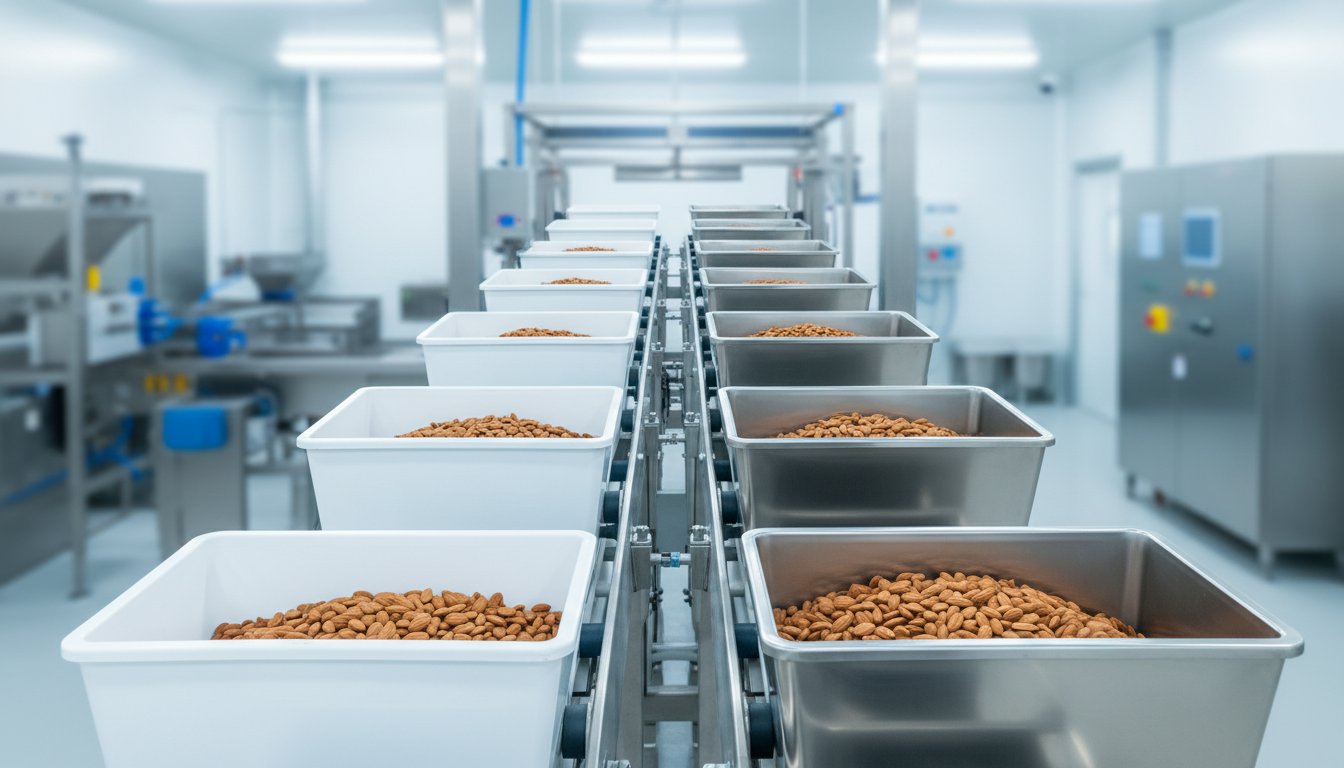 Food Grade Elevator Bucket Material Selection Guide: Choosing for Safety and Speed