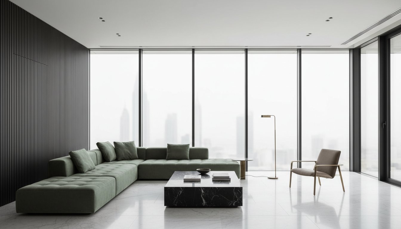 Living Room Design in Dubai: Crafting Luxury Through Interior Architecture