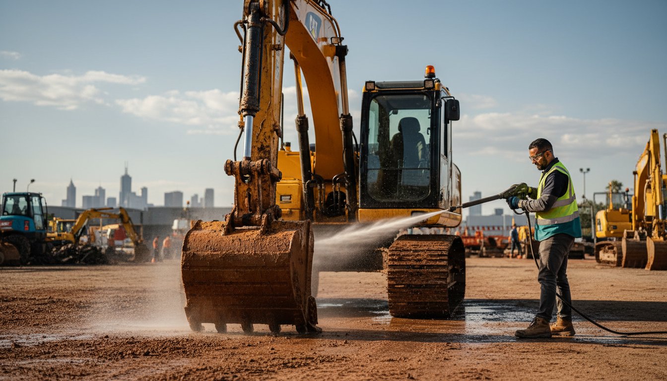 Mobile Earthmoving Equipment Cleaning in Melbourne: The 2026 Professional Guide