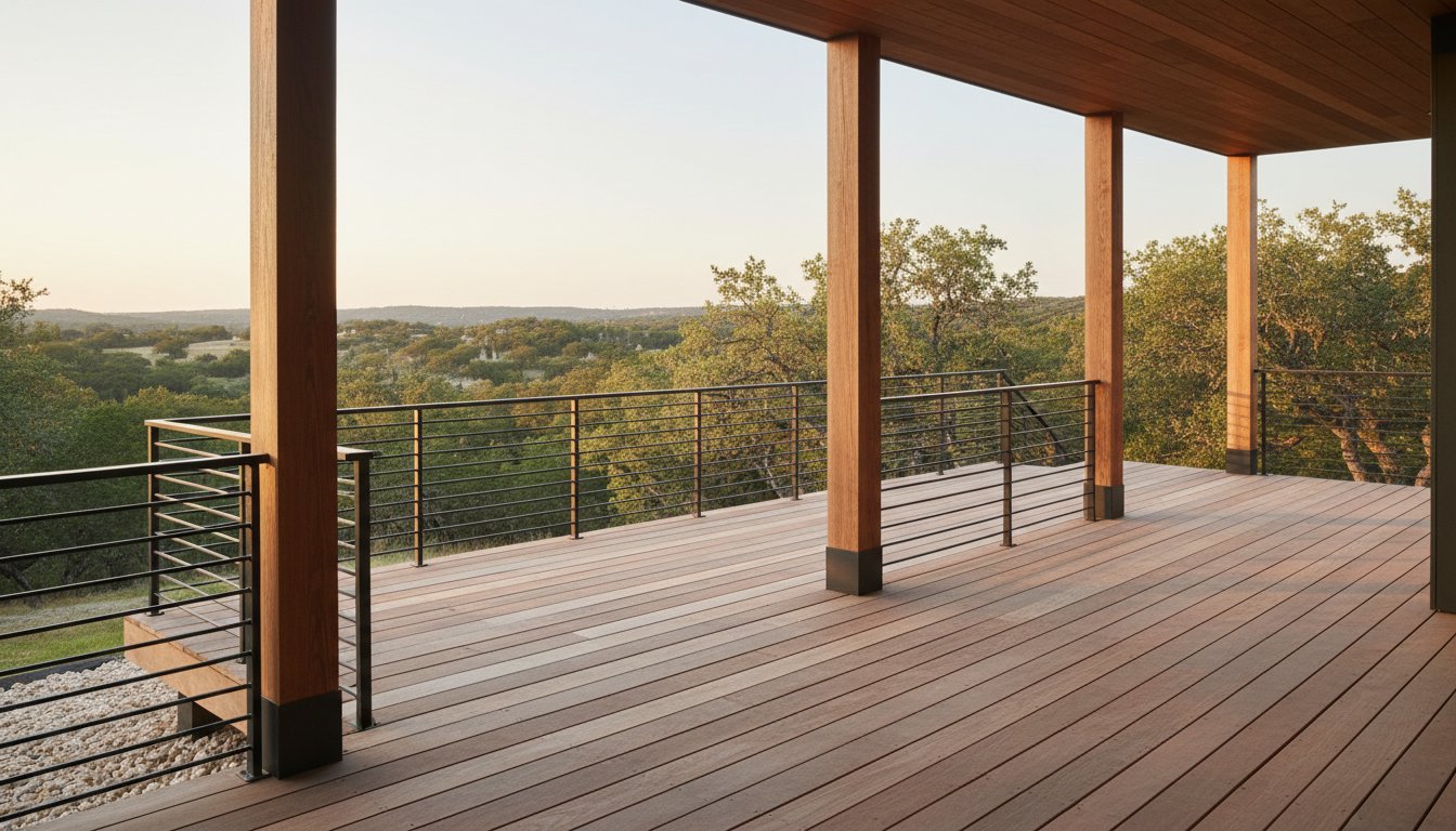 Custom Metal Deck Railings in Austin: Architectural Precision for High-End Decks