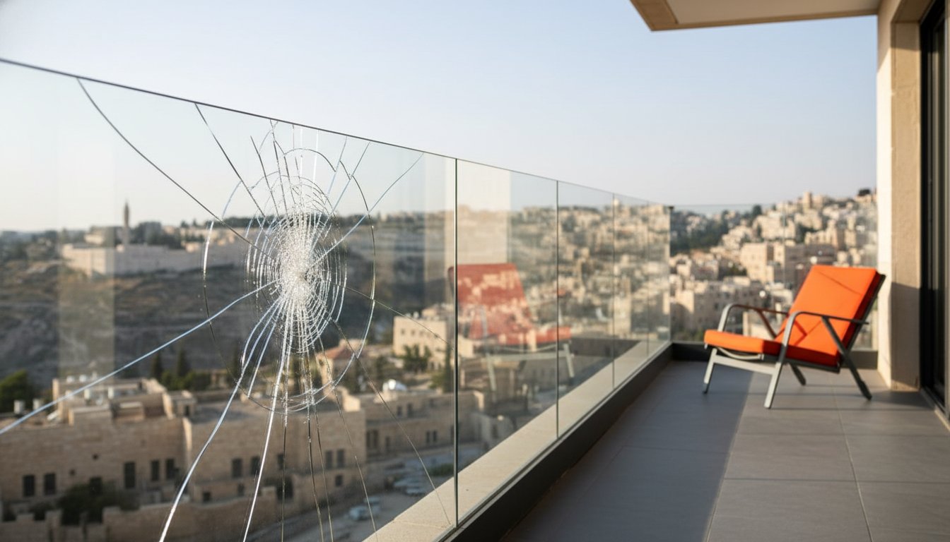 ציפוי בטיחות לזכוכית במעקות: המדריך המלא למיגון ושדרוג המרפסת