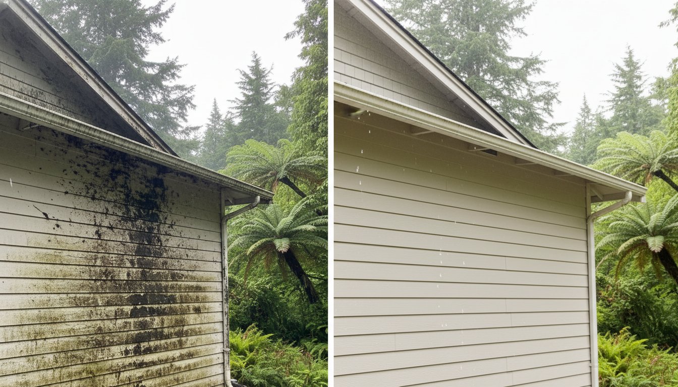 Power Wash or Soft Wash Your House? The Best Choice for Vancouver Island Homes