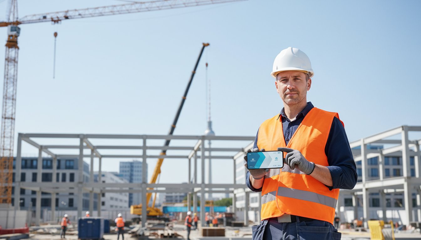 Zeiterfassung mit GPS für Baustellen: Effizienz steigern ohne Zettelwirtschaft