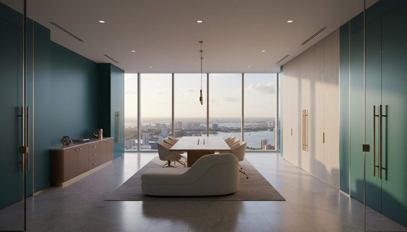 Commercial Interior Design Miami: A Case Study in Luxury and Strategic Functionality