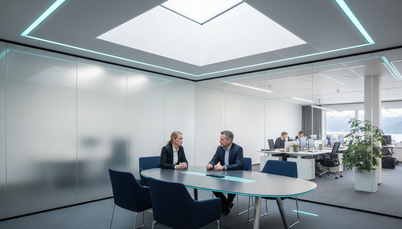 Innsynsskjerming for kontor: Fra glassbur til privat sone