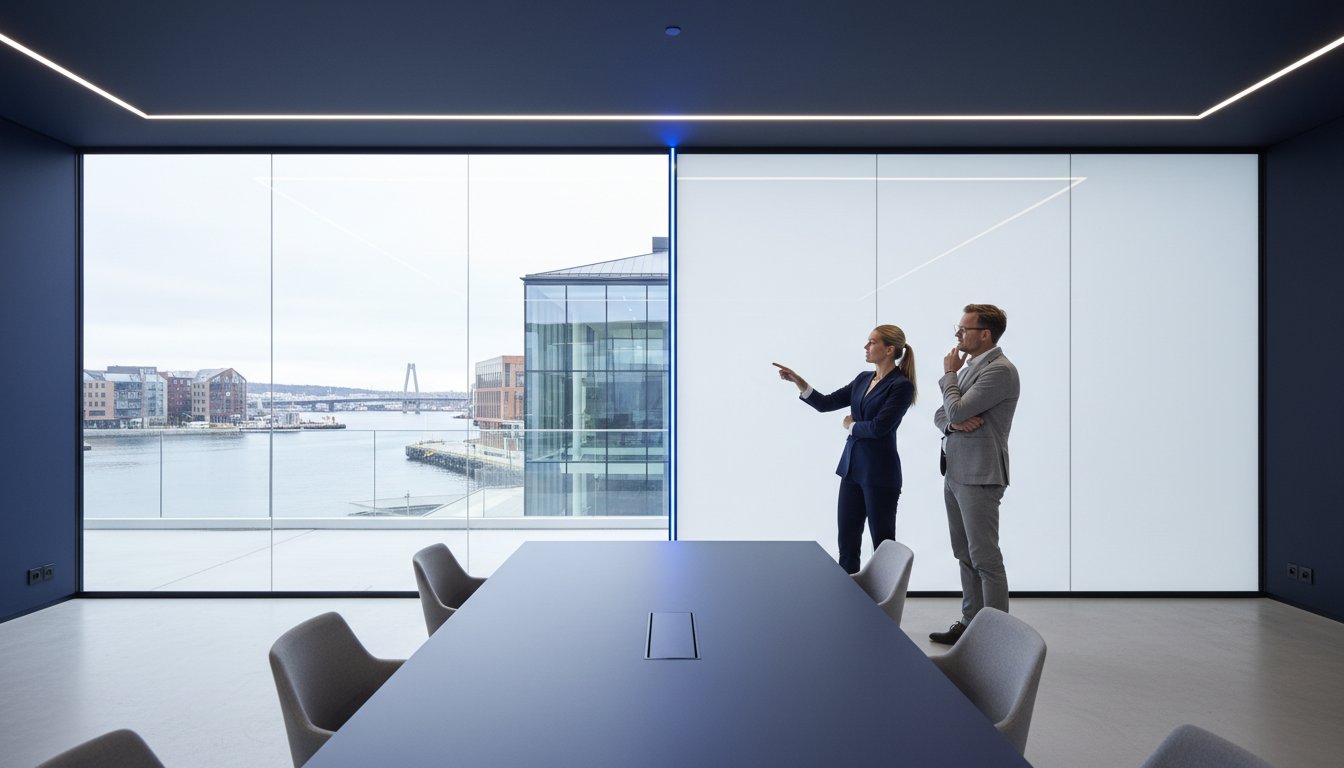 Smartglass nybygg: Slik planlegger du fremtidens glassflater i 2026