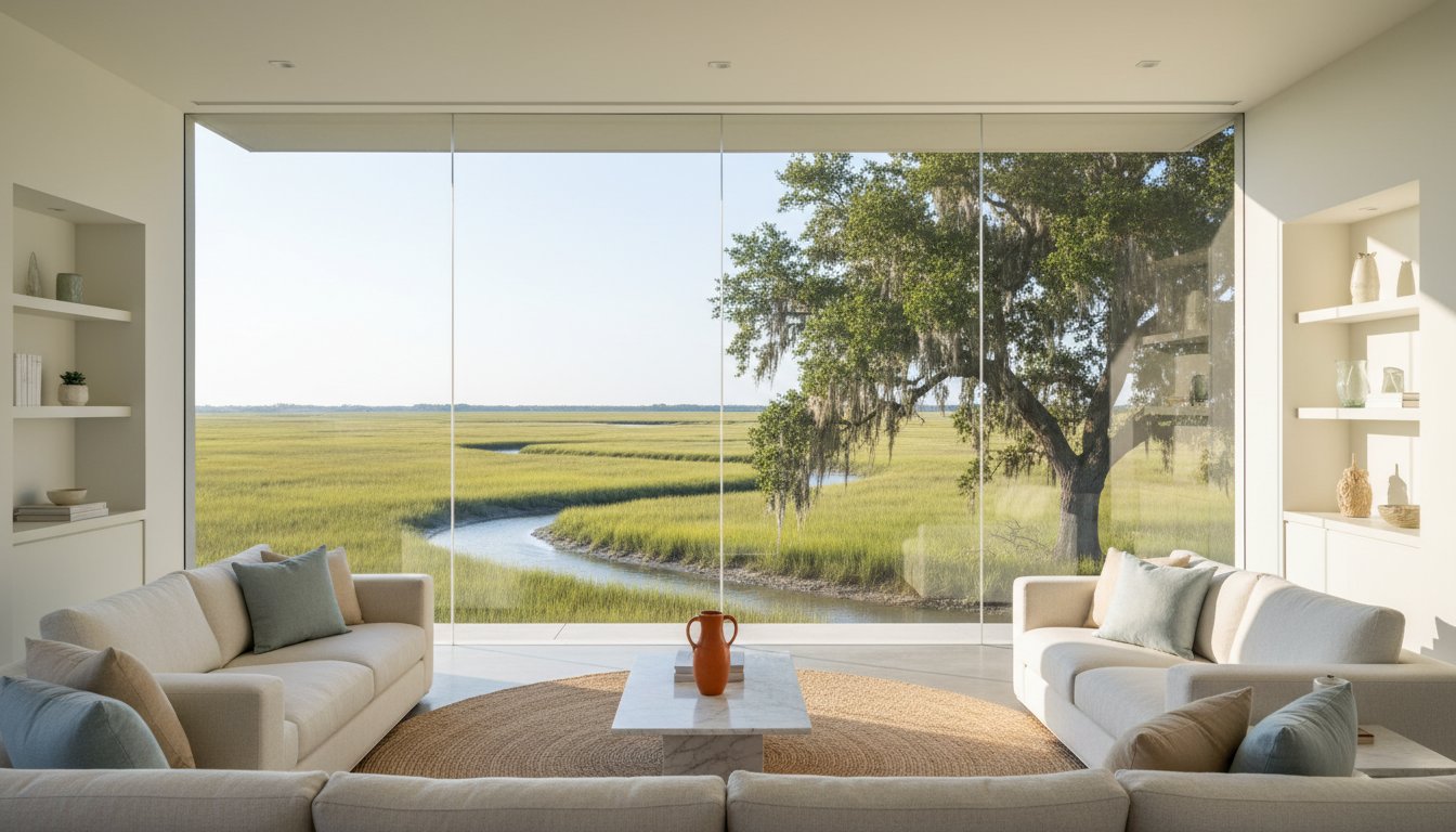 Interior Window Washing in West Ashley: Crystal Clear Views for Your Lowcountry Home