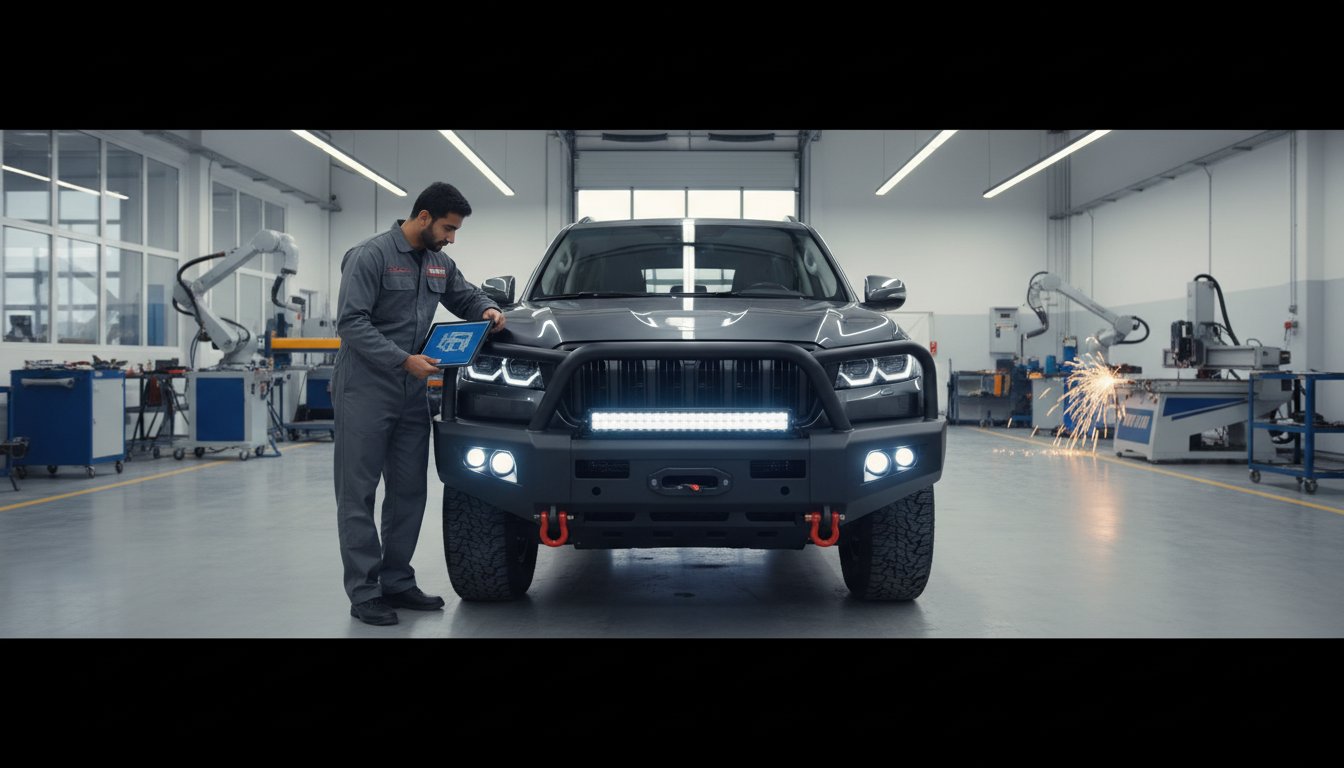 Custom Bull Bars and Bumpers: A Guide to Expert Fabrication