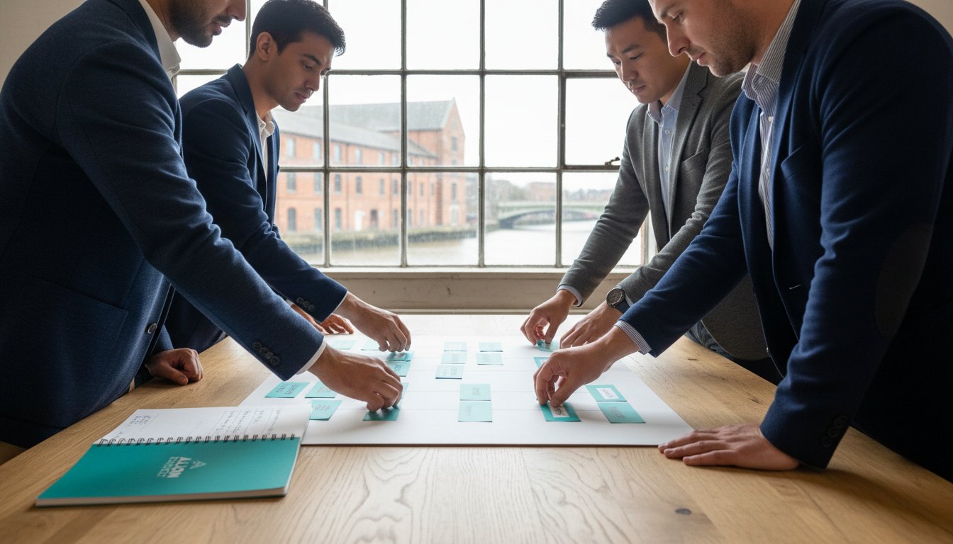 Agenda for project kick-off meeting: Establishing executive alignment