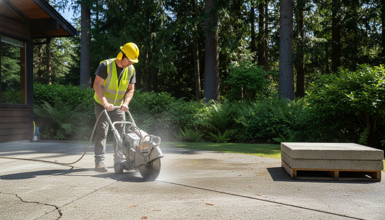 Professional Concrete Cutting and Removal in Nanaimo, Duncan, and Beyond