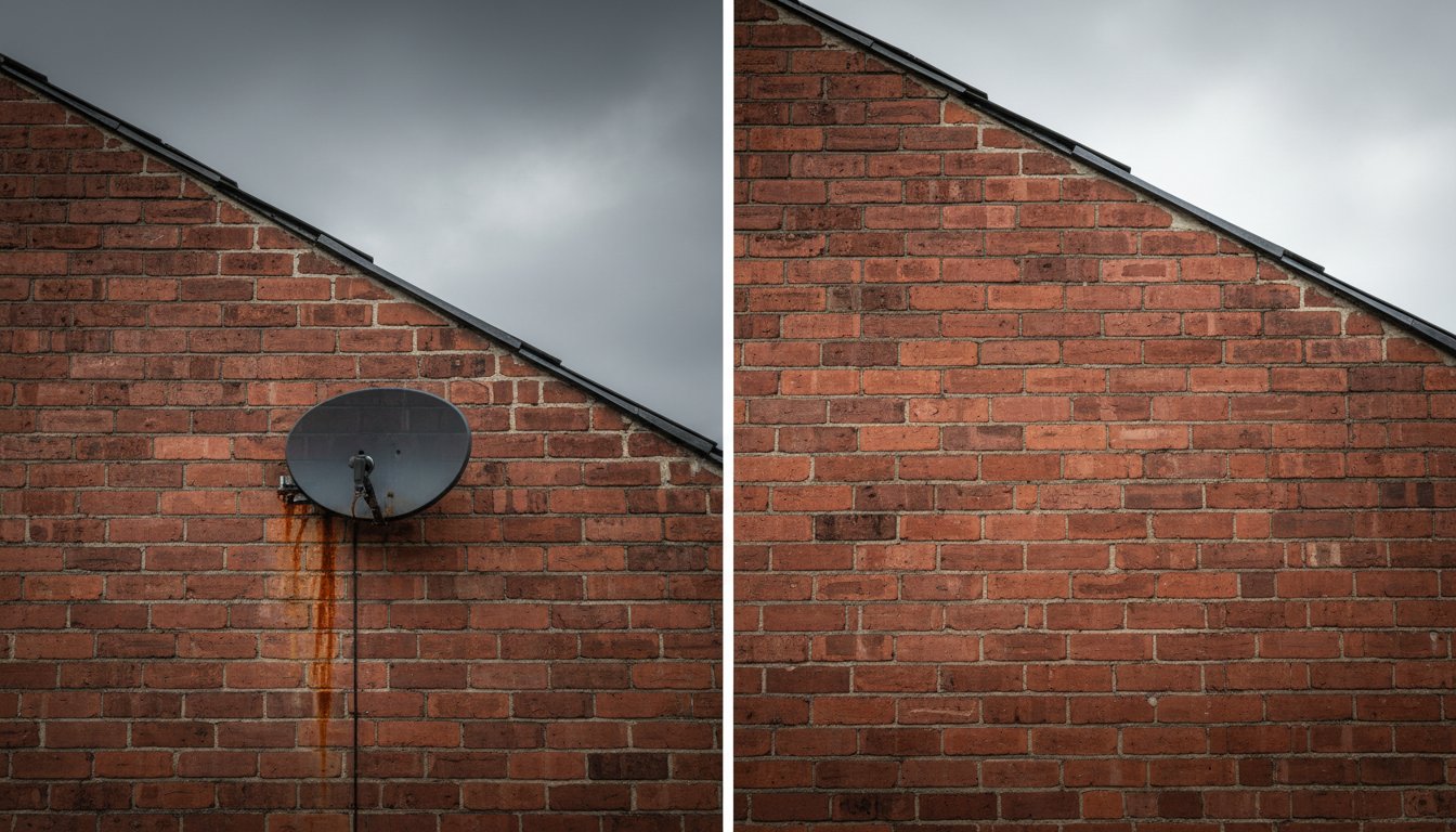 Rusty Satellite Dish on Your House? Why Removal is the Only Permanent Solution