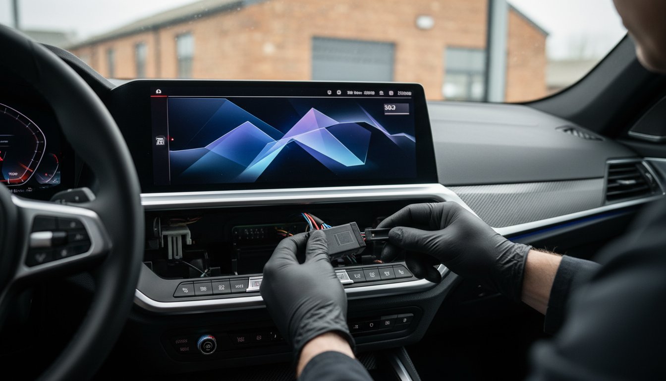 How to Install a Mileage Blocker in a BMW with Curved Screen and iDrive 8.5